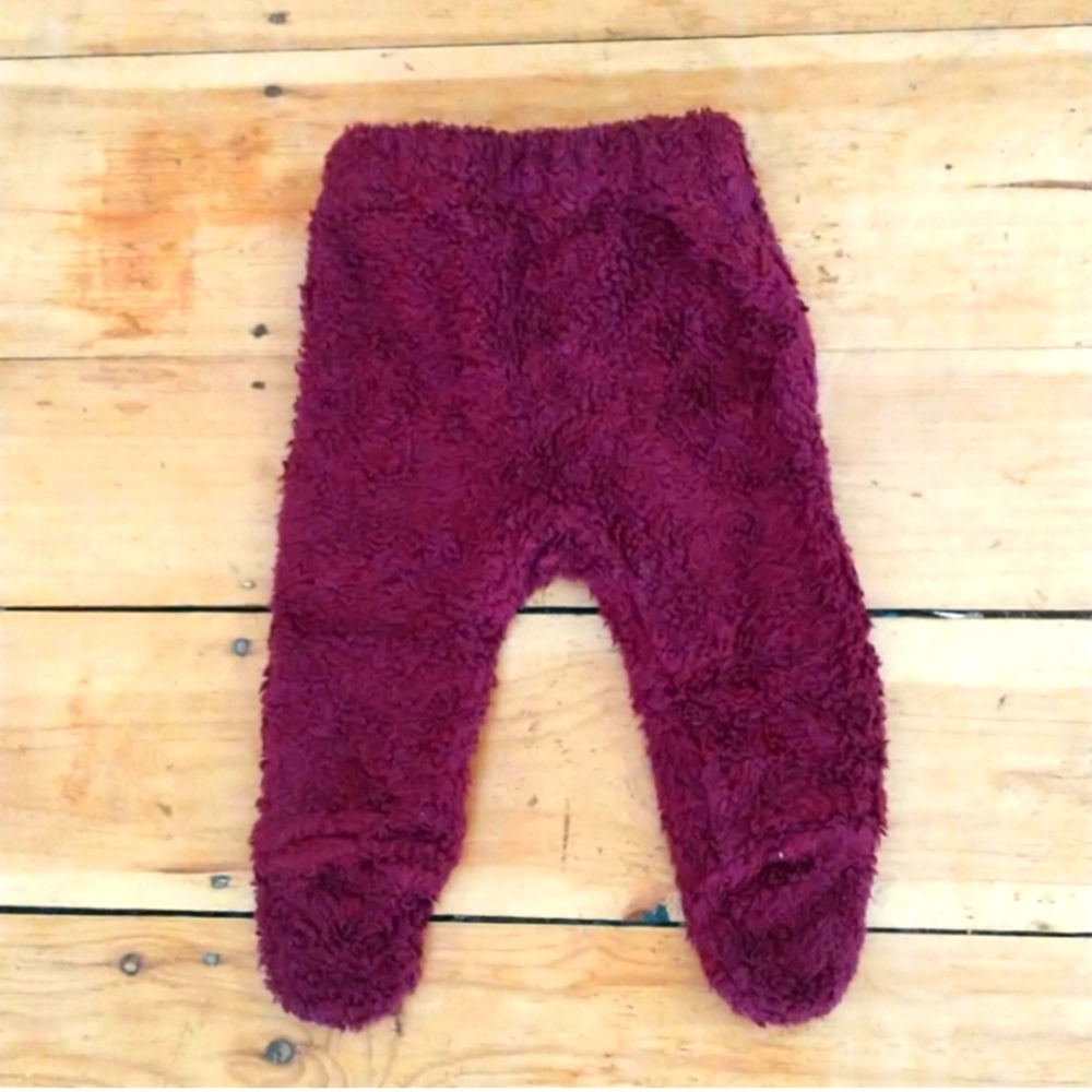 Kate Quinn Sherpa Footed Pants 6-9m